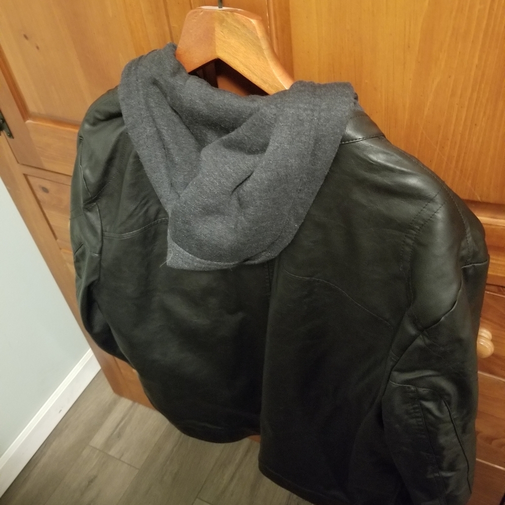Kenneth Cole faux leather jacket